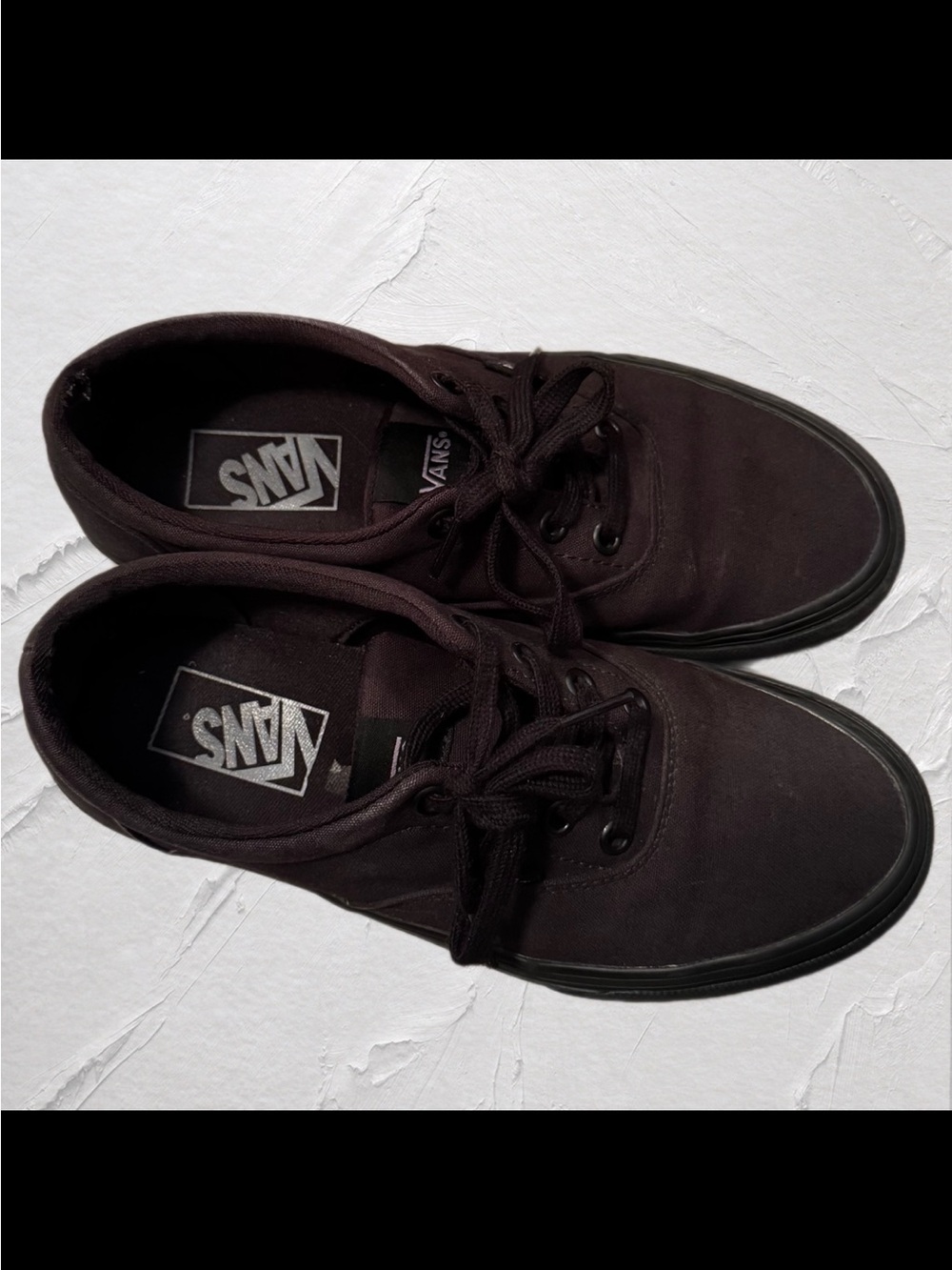 Vans Women’s Classic Black Canvas Sneakers